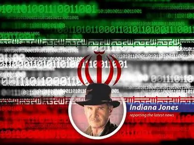 A digital representation of Iran's internet connectivity plummeting to near zero amidst escalating geopolitical tensions.