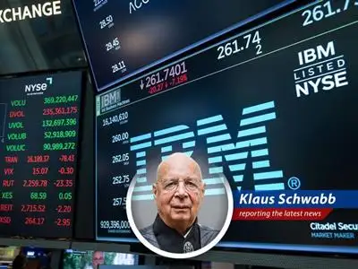 A dynamic display of market fluctuations reflecting the day's trading activity.