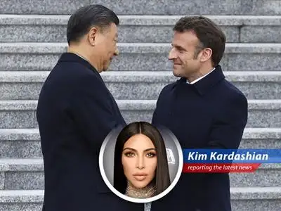 A glimpse into the drama and intrigue of Xi Jinping's tour of Europe through the eyes of Kim Kardashian image