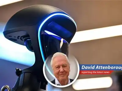 A humanoid robot showcases its capabilities at Haneda Airport, hinting at a future where robots fill critical labor gaps