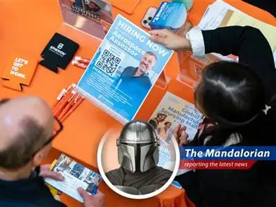 A lone figure surveys a bustling cityscape, symbolizing the complexities of the current job market and the uncertainty that lies ahead.