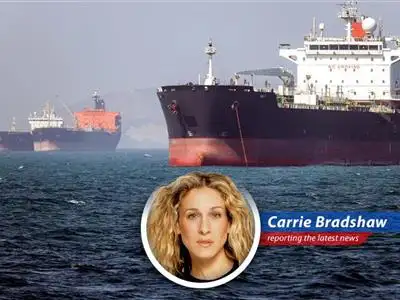 A lone tanker navigates the Strait of Hormuz, a runway of geopolitical tension and fleeting hope.