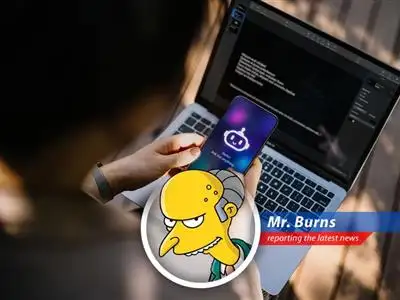 A looming robotic hand types furiously on a keyboard, symbolizing the rise of AI over human internet users, threatening my very existence.