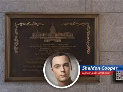A newly installed plaque at the Capitol honors the officers who defended the building on January 6, 2021.