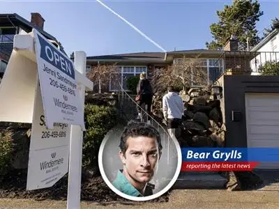 A quiet suburban street reflects the current slowdown in the U.S. housing market, with sales figures dropping to concerning levels.