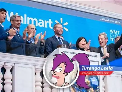 A satirical take on Walmart's impressive quarterly results and strategies to attract affluent customers. image