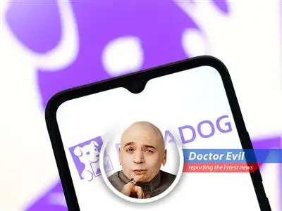 A sinister-looking chart with upward-pointing arrows – because who doesn't love making money, especially when it fuels my evil schemes?