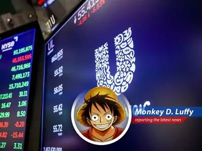 A stack of Unilever products sits on a shelf, symbolizing the company's global reach and the impact of geopolitical events on its operations.