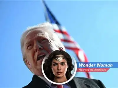 A symbolic representation of shifting political dynamics within the Republican Party, observed from a unique and powerful perspective.