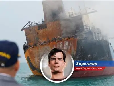 A tanker navigates the Strait of Hormuz, a critical chokepoint for global oil supplies, now under threat due to escalating tensions.