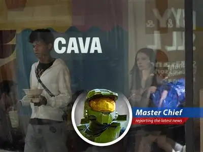 A vibrant spread of Cava's Mediterranean offerings showcases their commitment to fresh ingredients and bold flavors.