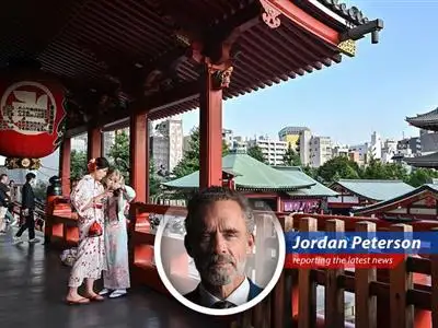 A vibrant street in Tokyo, reflecting the changing demographics of Japan's tourism as it adapts to fewer Chinese visitors and welcomes a more diverse international crowd.