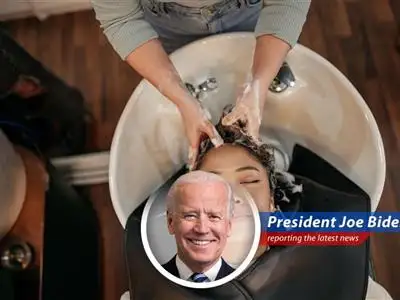 A woman examines her hair, concerned about hair loss possibly linked to GLP-1 medication.
