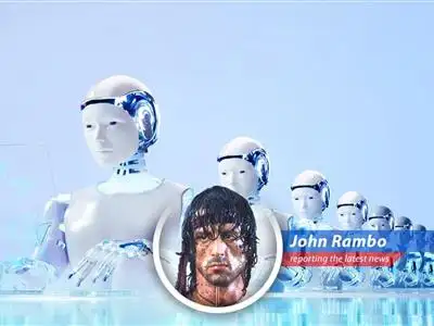 AI robots are projected to outnumber human workers in the coming decades, sparking concerns about job displacement and the future of work