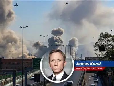 Aftermath of recent strikes in Tehran, highlighting the escalating conflict in the Middle East