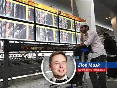 Aircraft taking off from Dubai International Airport, signaling the gradual resumption of air travel operations.