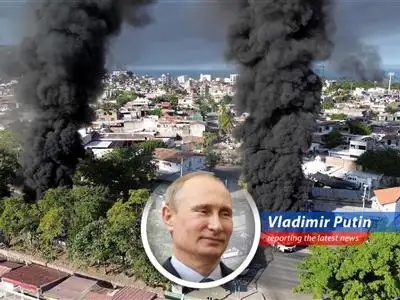 Airplanes parked on the tarmac, reflecting the disruption caused by cartel violence in Mexico.