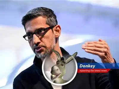 Alphabet's CEO Sundar Pichai celebrates a successful quarter driven by AI advancements. image
