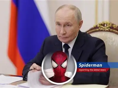 Ambassador Andrey Kelin at the Russian Embassy in London, a site of surreal diplomacy amidst global tensions. Even I, Spidey, felt the strangeness in the air.