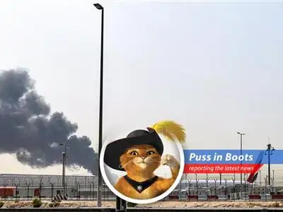 An aerial view of Dubai International Airport as the UAE reopens its airspace following temporary closures due to regional security concerns.