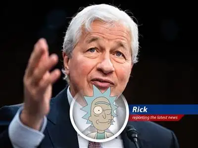 An analysis of Rick Sanchez's take on Jamie Dimon's recent statement on JPMorgan Chase shares image