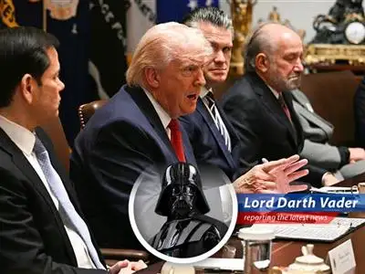 An artist's depiction of oil tankers navigating the treacherous Strait of Hormuz, a key strategic point in the ongoing galactic...err, geopolitical tensions.