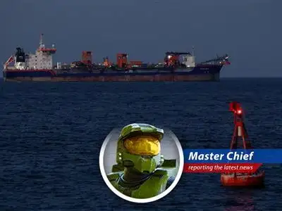 An oil tanker navigates the Persian Gulf a region facing potential environmental catastrophe and business disruption from a major oil spill.