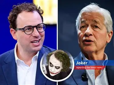 Anthropic CEO Dario Amodei speaking alongside JPMorgan Chase CEO Jamie Dimon about the cybersecurity risks uncovered by their AI model, Mythos.