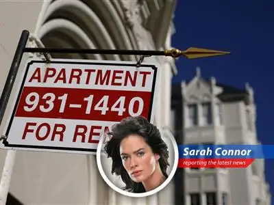 Apartment buildings standing as silent witnesses to the shifting tides of the rental market, mirroring the economic uncertainties of our time. image