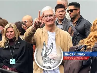 Apple CEO Tim Cook celebrates another successful quarter, despite global economic headwinds.