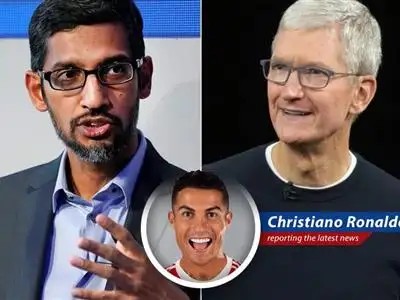 Apple and Alphabet stock charts reflect current market anxieties amidst discussions of AI investments and broader tech sector adjustments.