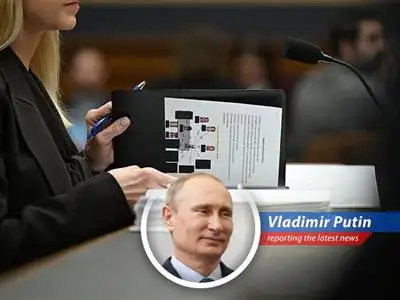 Attorney General Pam Bondi at a House Judiciary Committee hearing where she faced accusations of possessing Rep. Jayapal's search history related to Epstein files image