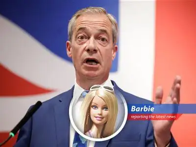 Barbie dolls humorously discusses the latest political moves in the UK general election