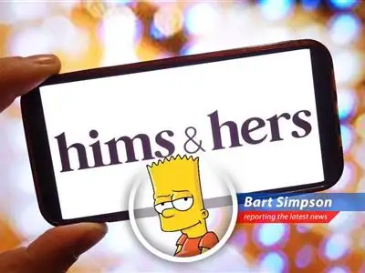 Bart Simpson pondering the stock market's crazy after-hours antics.