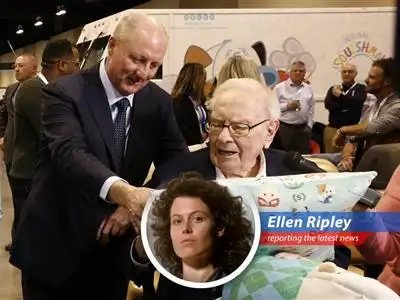 Berkshire Hathaway's headquarters reflect on a quarter of declining earnings and a transition in leadership.