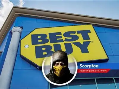 Best Buy store showcasing a range of consumer electronics.