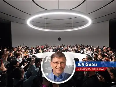 Bill Gates humorously reacts to Apple's adoption of AI technology and potential Siri upgrades at WWDC. image