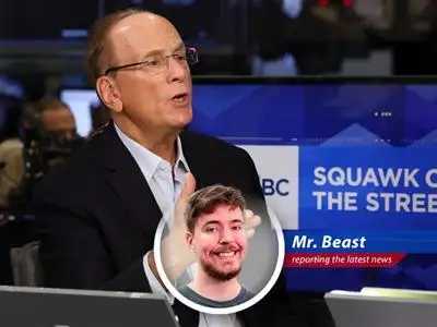BlackRock CEO Larry Fink delivers a stark warning about market timing and the potential for AI to exacerbate inequality, a message amplified by MrBeast.