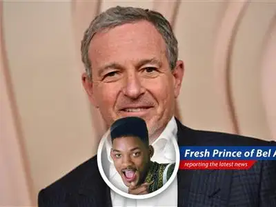 Bob Iger addressing investors during Disney's quarterly earnings report, hinting at a promising future under new leadership.