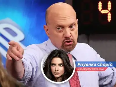 Bollywood star Priyanka Chopra adds her own flair to Jim Cramer's stock market insights on Uber, Lyft, DoorDash, and Maplebear. image