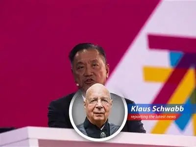 Broadcom's logo displayed against a backdrop of microchips, symbolizing its crucial role in the AI revolution