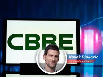 CBRE's stock performance amid AI anxieties, showing a dip followed by a potential rebound.