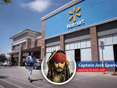 Captain Jack surveys the Walmart seas, searching for economic clues.