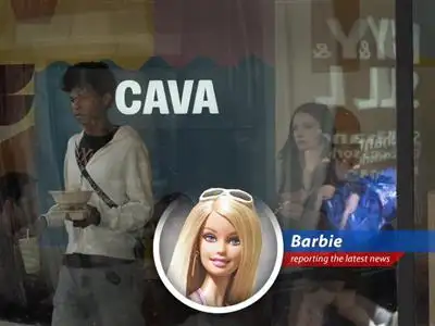 Cava restaurant showcases its Mediterranean-inspired menu, attracting customers with its vibrant flavors and healthy options.