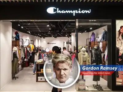 Celebrity chef Gordon Ramsey dishes out his spicy take on the sale of Hanesbrands Champion business image