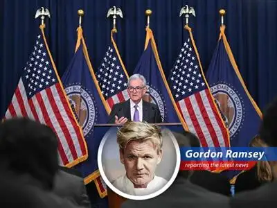 Celebrity chef Gordon Ramsey provides a spicy take on the Federal Reserve's lack of action amidst stubborn inflation concerns. image