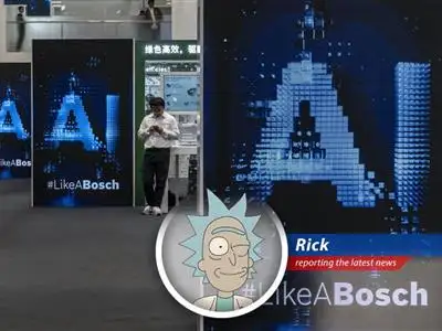 Chinese electric carmakers showcase advanced AI features at the Beijing Auto Show amidst fierce competition.