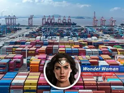 Chinese factories and ports experience a surge in activity ahead of the Lunar New Year, signaling economic resilience.