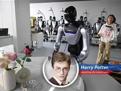 Chinese humanoid robots are rapidly being deployed in factories and airports, showcasing China's advancements in robotics.