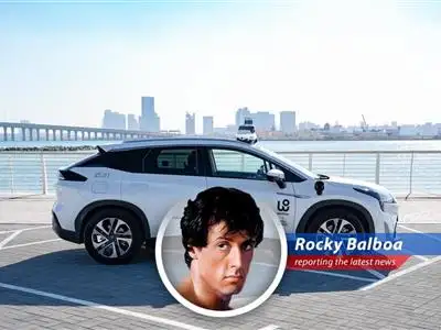 Chinese robotaxi company WeRide operating in Dubai, highlighting the increasing presence of autonomous vehicles in the Middle East.